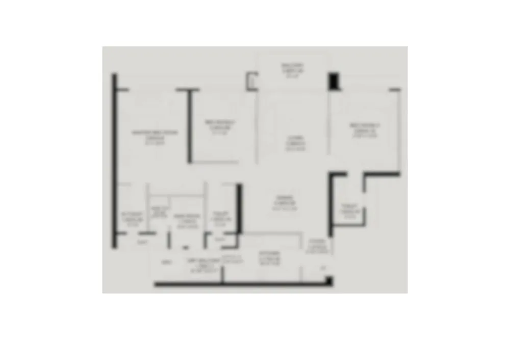 3 BHK Floor Plan